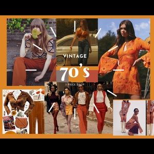 Vintage 70s mystery outfits